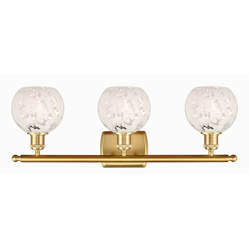 Innovations Lighting 516-3W-9-26-White Mouchette-Bathroom Vanity Light