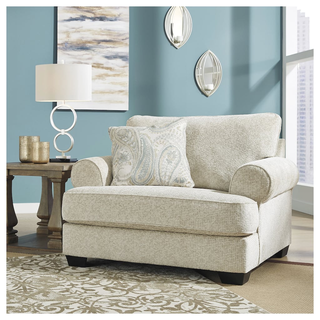 Signature Design by Ashley Monaghan Beige Oversized Chair - 53" W x 45" D x 39" H