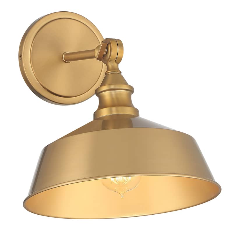 Bellevue SH90090 10" Tall Wall Sconce - Natural Brass