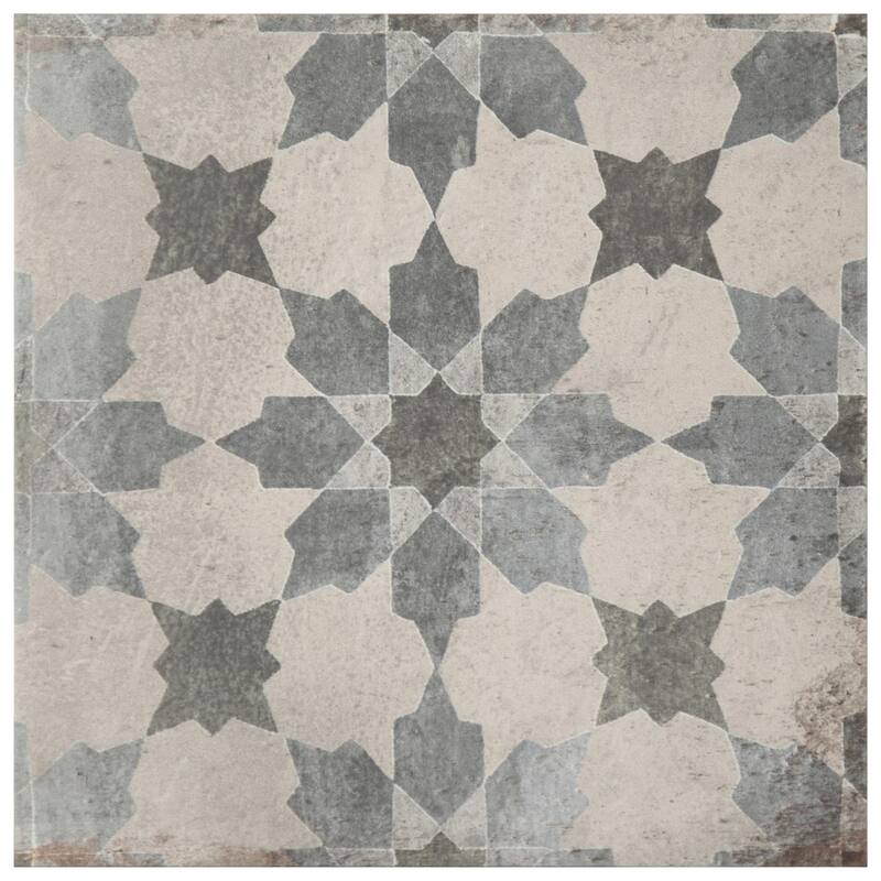 Merola Tile D'Anticatto Decor Varenna 8-3/4" x 8-3/4" Porcelain Floor and Wall Tile