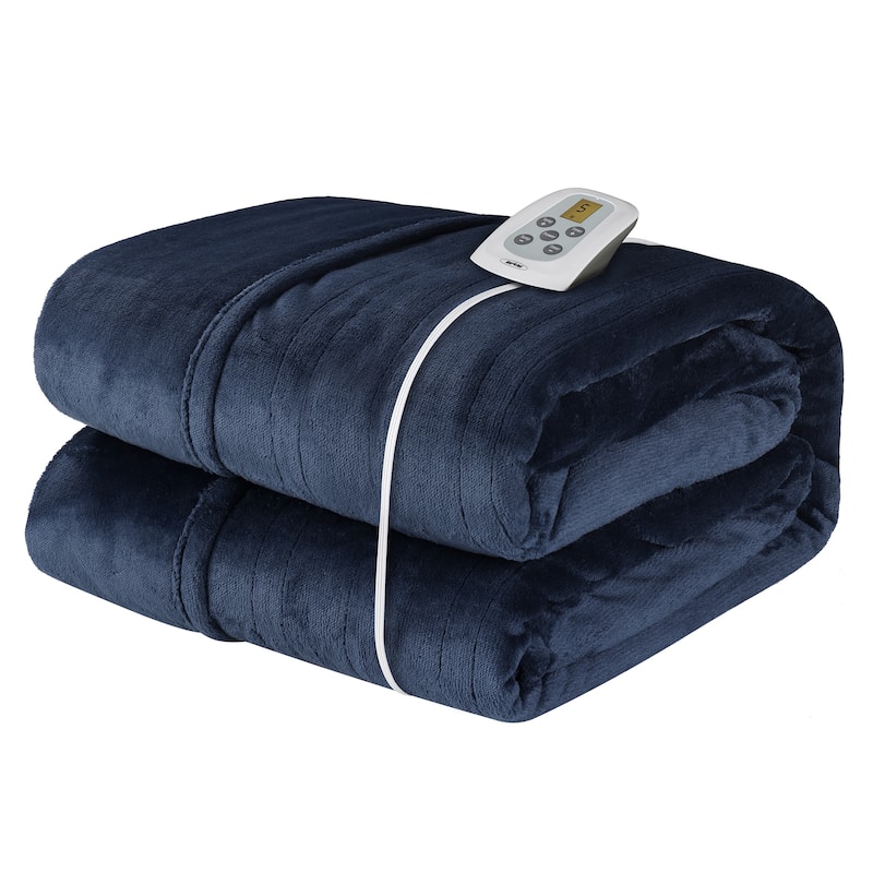 Electric Flannel King Queen Throw Heated Blanket