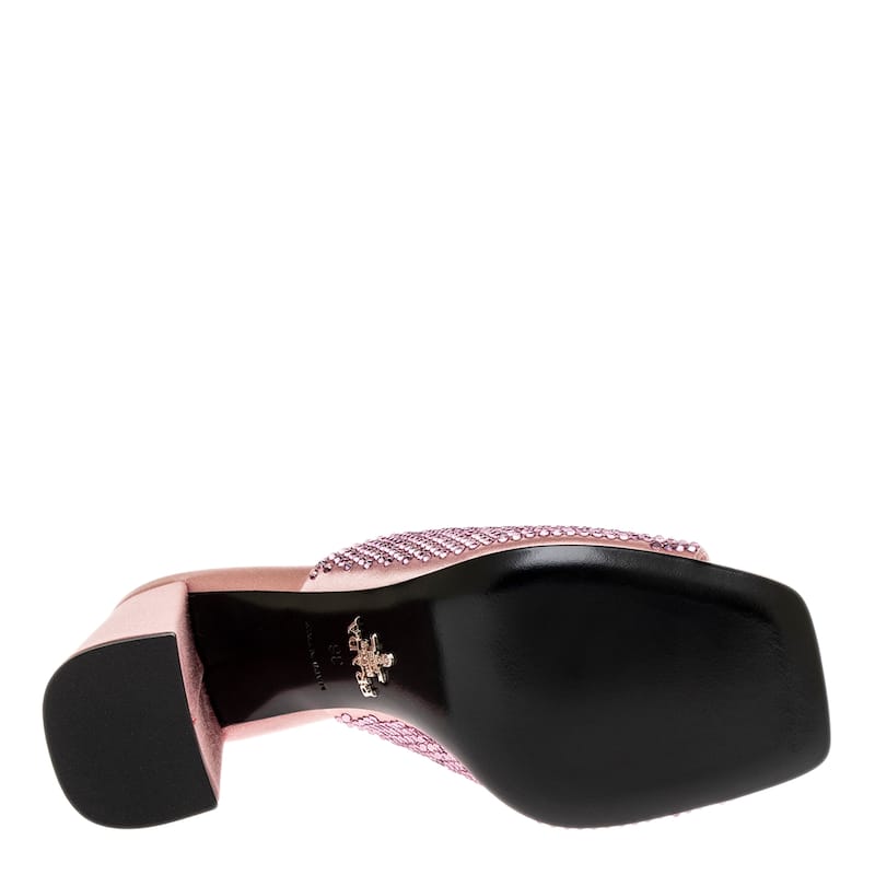 Prada Crystal Embellished Mules