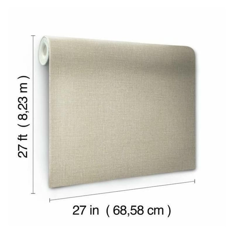 Hankey, Gesso Weave Wallpaper, 27.5 in x 33 ft = 75.63 sq ft, Wallpaper Roll