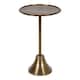 Kate and Laurel Sanzo Metal Side Table - 15x15x24 - Gold