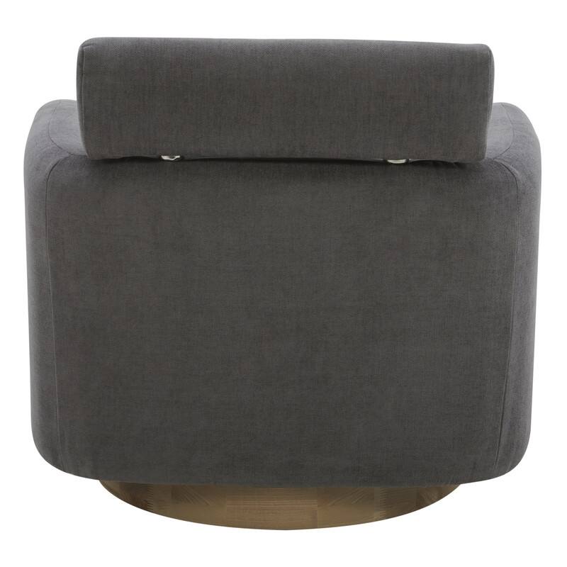 Spruce & Spring Ray Modern Swivel Accent Barrel Chairs