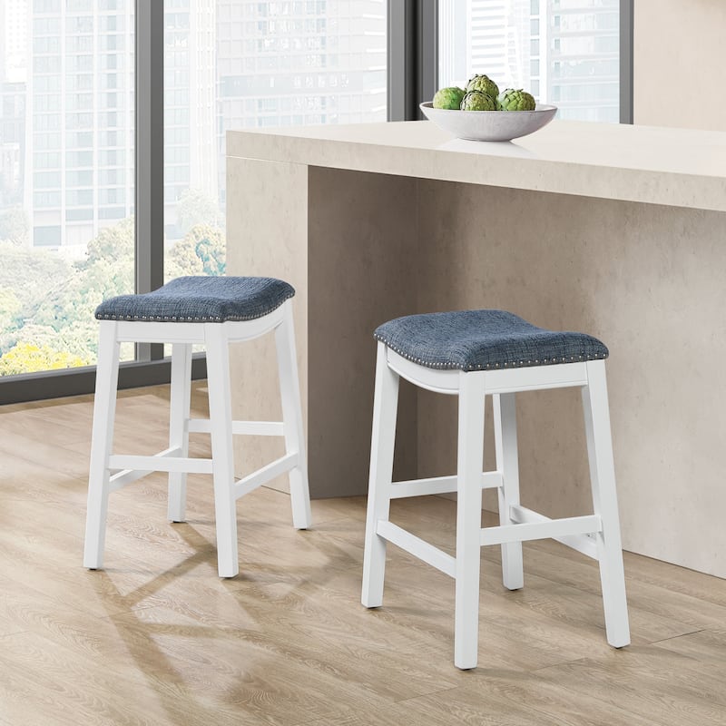 24" Saddle Stool (Set of 2)