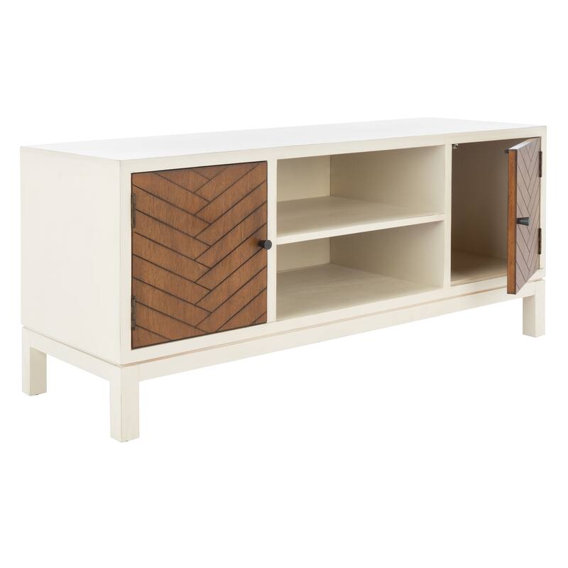 SAFAVIEH Ajana 47-inch Storage Media TV Stand - 47.3" W x 15.8" L x 20" H