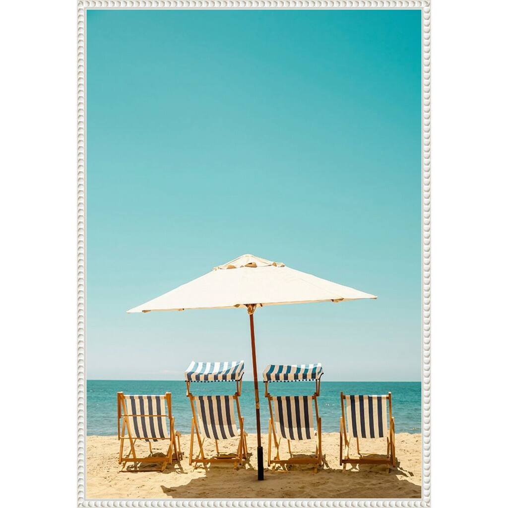 Best Spots by the Ocean by Elena Chukhlebova Framed Canvas Wall Art Print