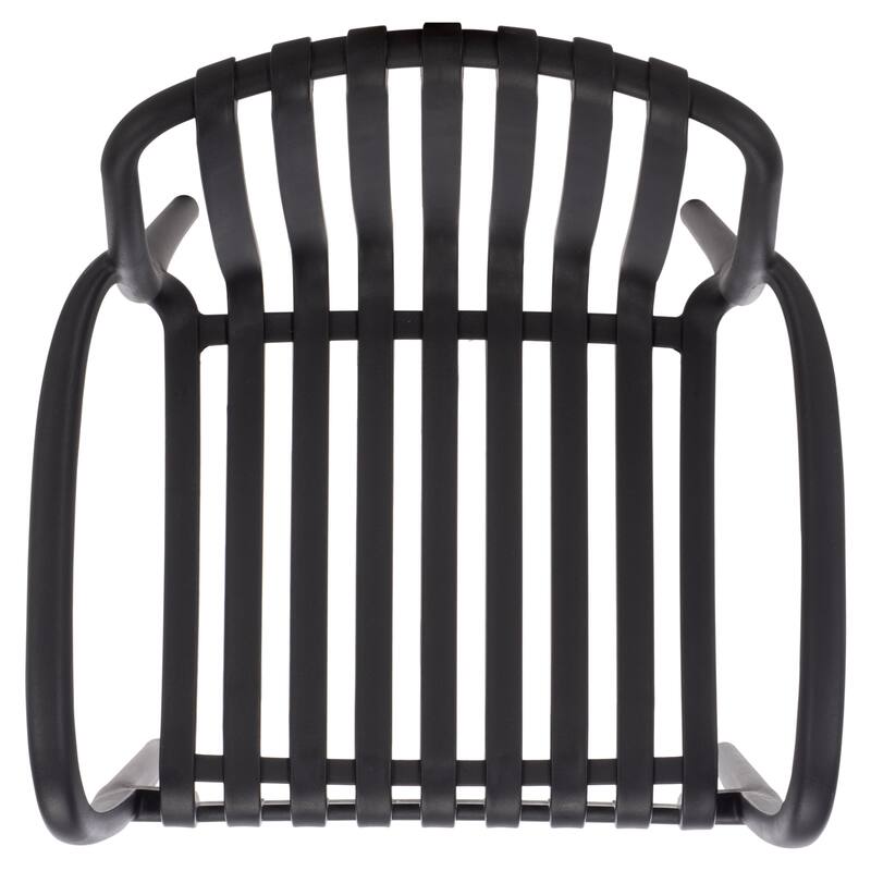 SAFAVIEH Outdoor Living Holly Stacking Dining Armchair (Set of 2) - 22"W x 22"D x 32"H