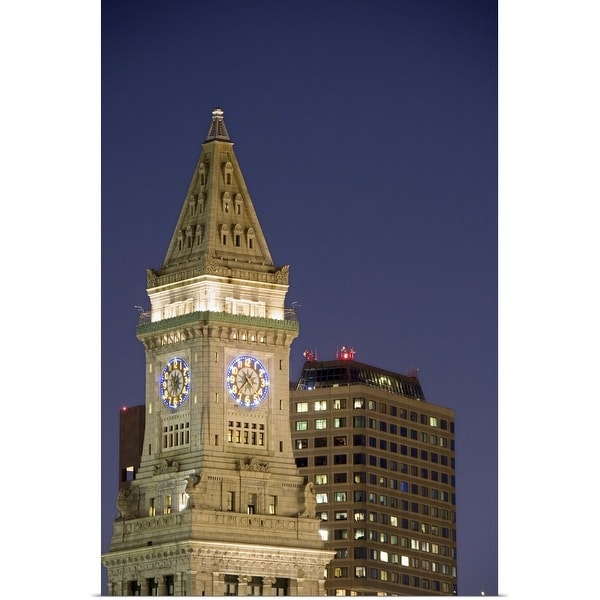 "Downtown Boston buildings" Poster Print