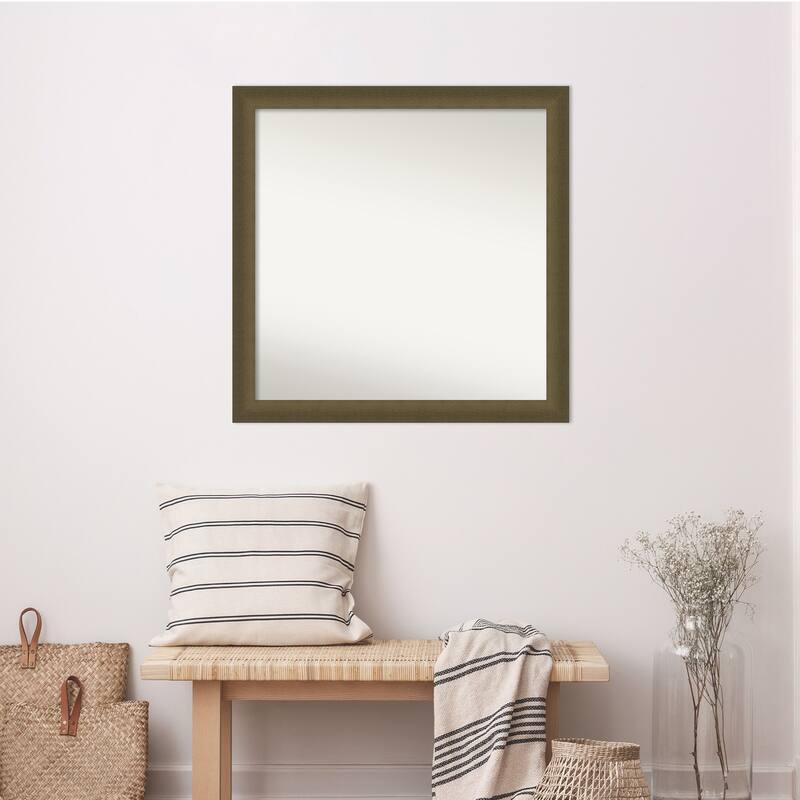 Blaine Narrow Non-Beveled Framed Wall Mirror