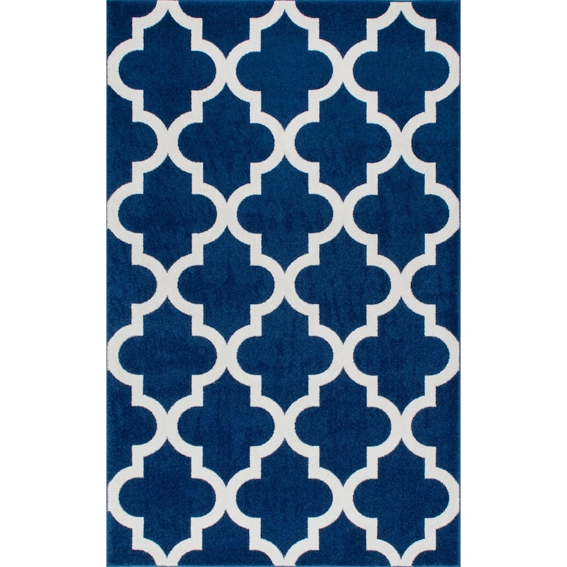 Nuloom Luna Geometric Trellis Area Rug