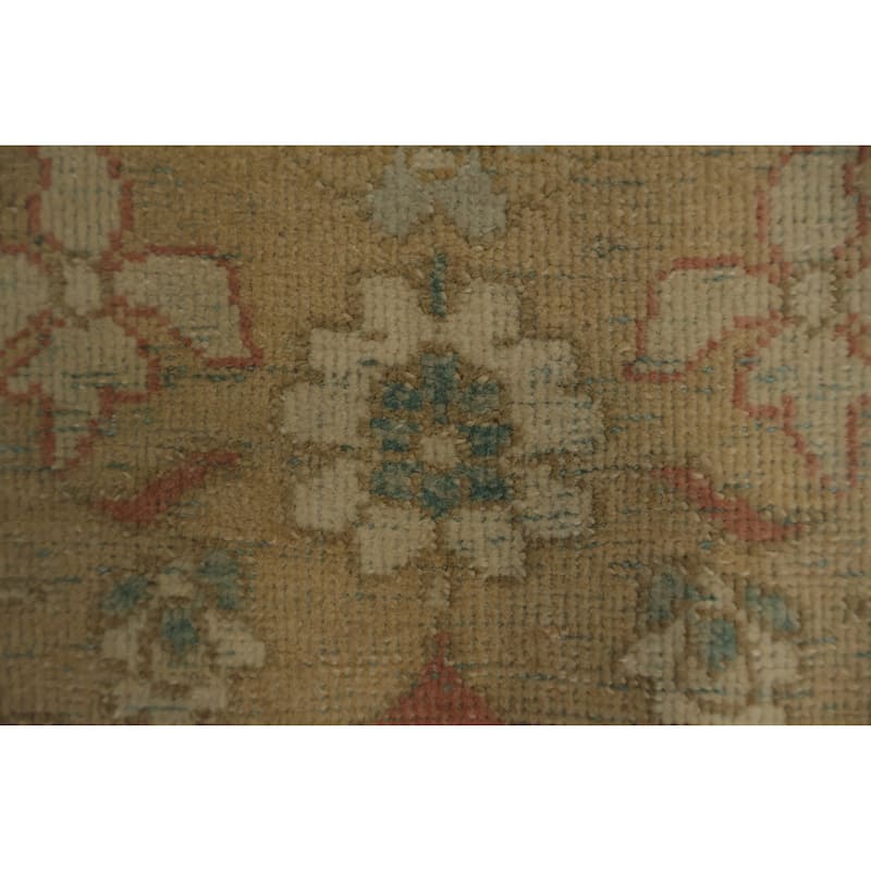 Hand Knotted Oriental 100% Wool Carpet Traditional All-Over Brown Ziegler Area Rug - 3' 7'' X 2' 0''