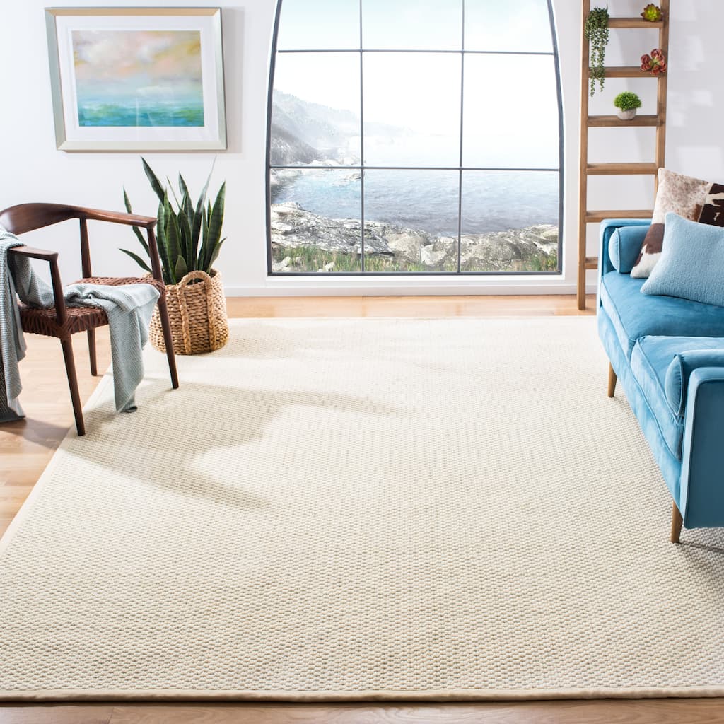 SAFAVIEH Hand-Knotted Palm Tsivia Laure Contemporary Wool Rug