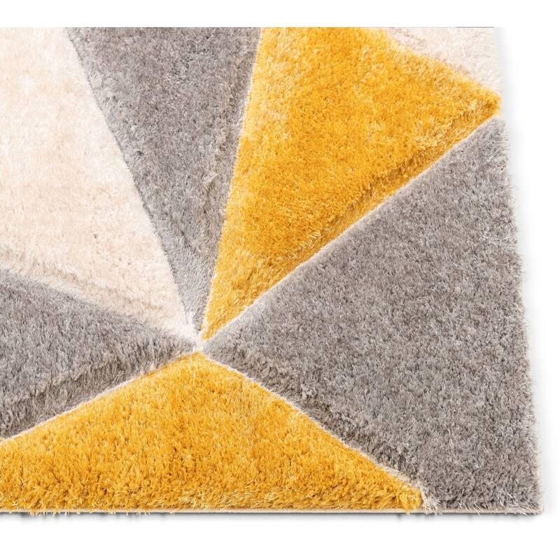 Well Woven San Francisco Venice Geometric Shag Area Rug