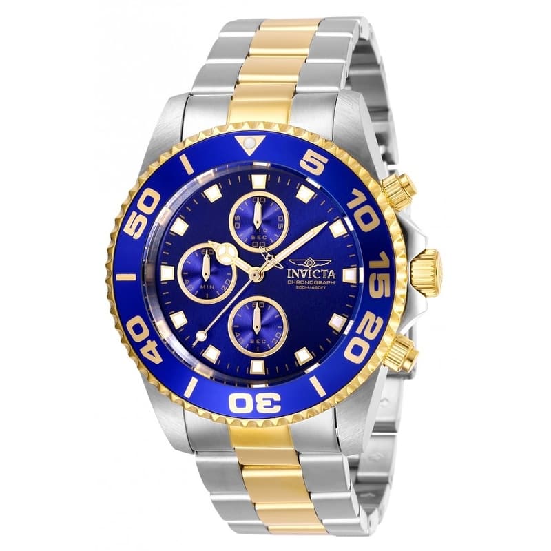 Invicta Men's 28692 'Pro Diver' Invicta Connection Gold-Tone and Silver Stainless Steel Watch - Multi