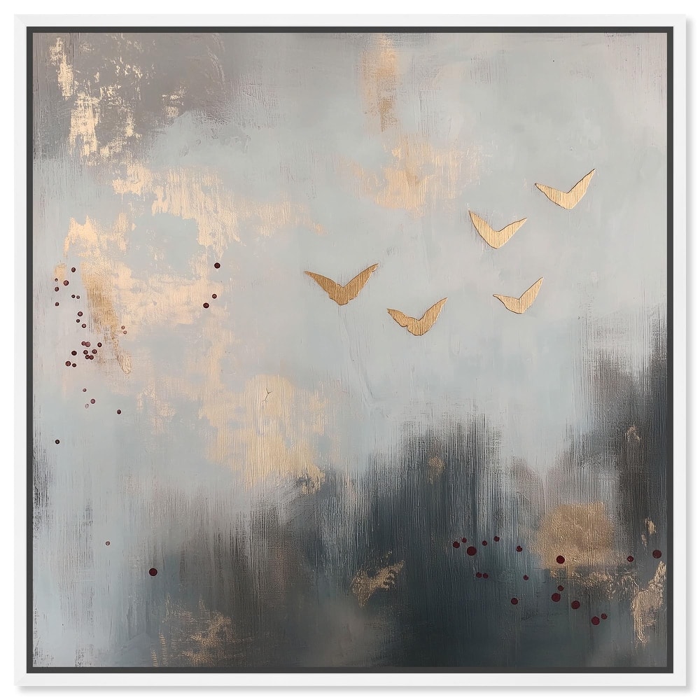 Golden Nebula Canvas by Art Remedy