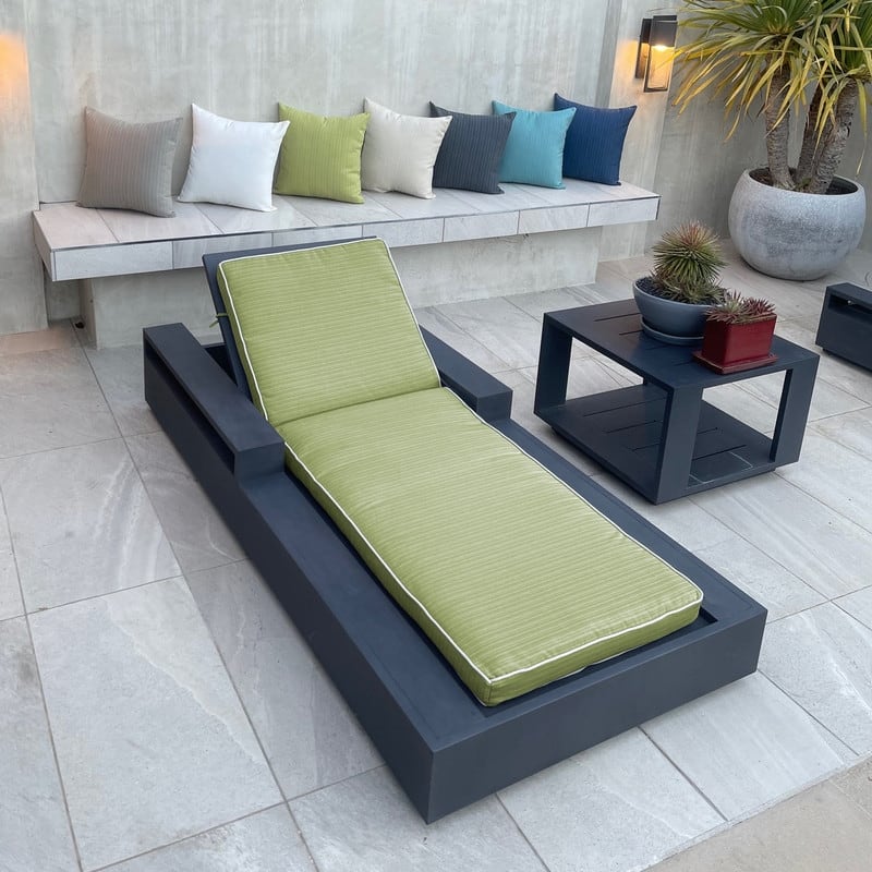 Sherry Kline Island Breeze Corded Indoor/Outdoor Pillows & Chaise Lounge