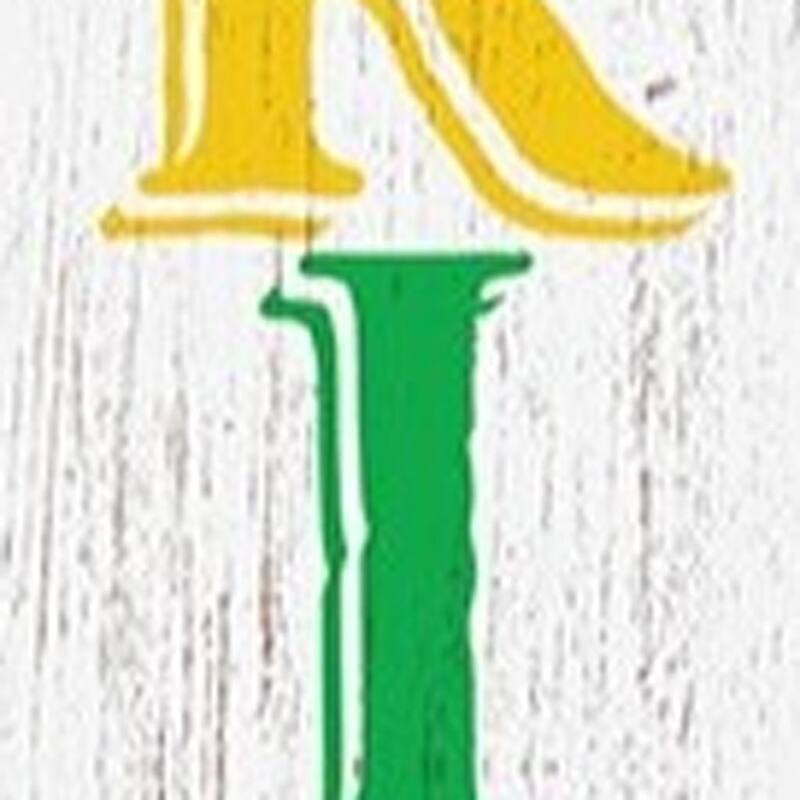 HomeRoots 36" White And Red Solid Wood Hey Friends Porch Sign