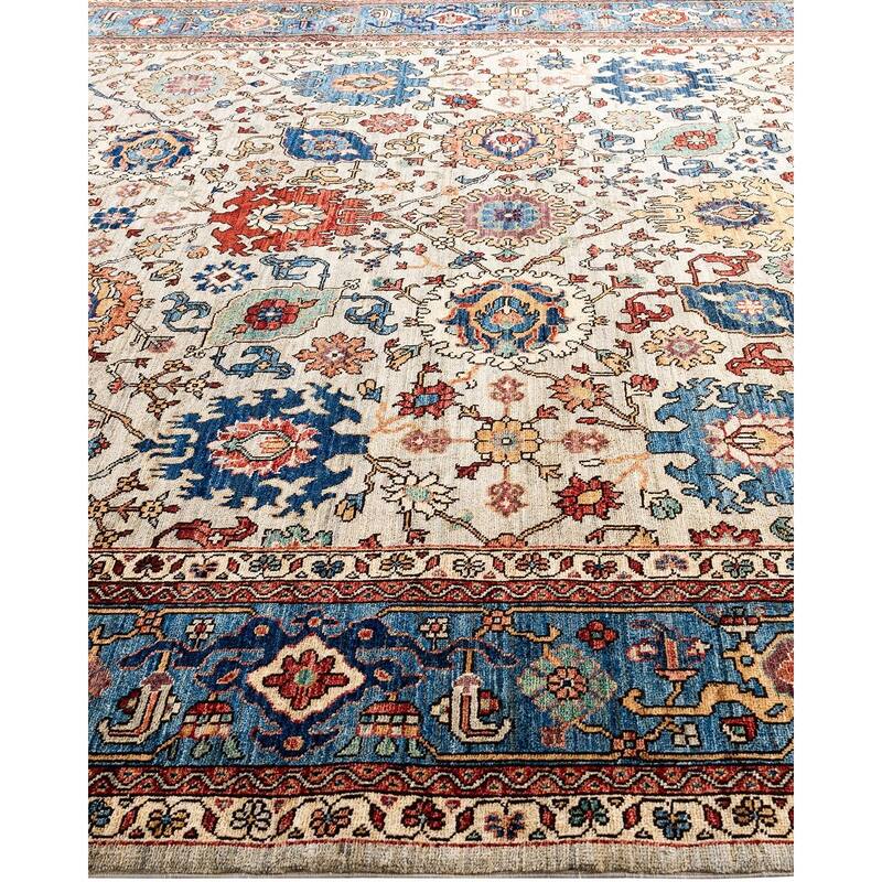 Serapi One-of-a-Kind Hand-Knotted Area Rug - Light Gray, 8' 3" x 9' 10" - 8' 3" x 9' 10"