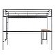 preview thumbnail 12 of 58, Artsy Twin Over Full Metal Bunk Bed with Integrated Desk, Ladder and Quality Slats for Bedroom, Versatile Use