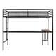 preview thumbnail 12 of 58, Twin Over Full Metal Bunk Bed with Desk, Ladder and Slats