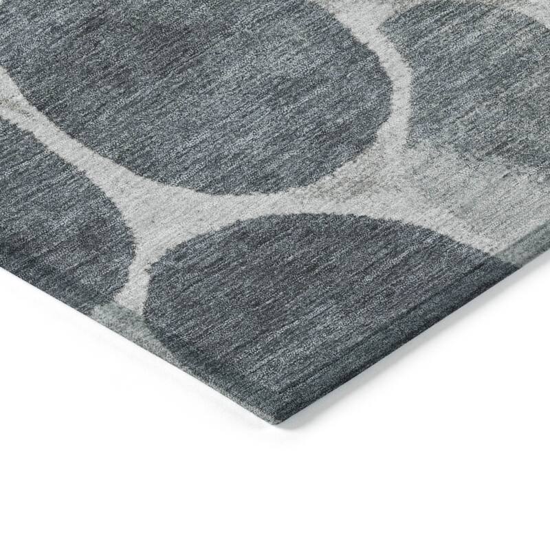 HomeRoots Geometric Transitional Rectangle Outdoor Rug