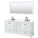 Option White / Giotto Quartz Top / Matte Black Hardware