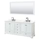 Option White / Giotto Quartz Top / Matte Black Hardware