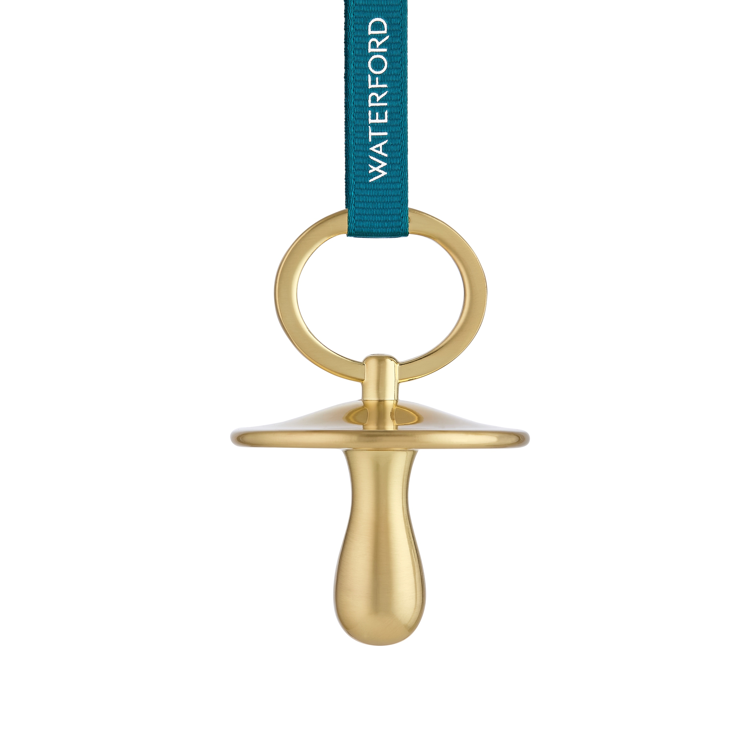 Waterford Christmas Pacifier Golden Ornament