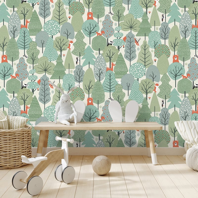 Veer Decor Enchanted Forest Wallpaper