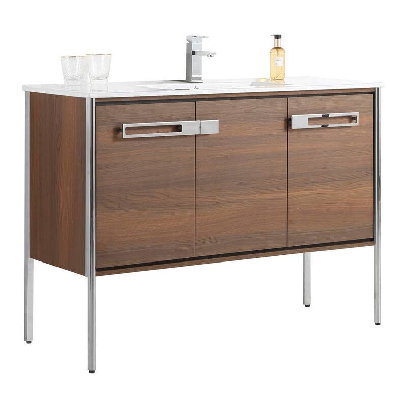 Fine Fixtures Oakville Bathroom Vanity with White Ceramic Sink