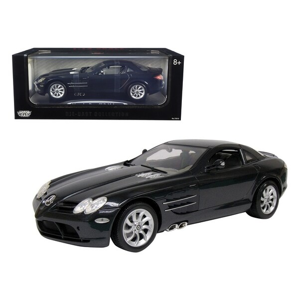 Shop Mercedes Mclaren Slr Black 1 12 Diecast Model Car By Motormax