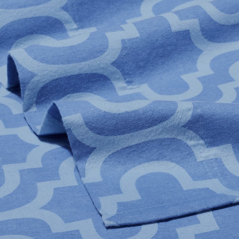 Superior All Season Brushed Flannel Trellis Pillowcase Set (Set of 2)
