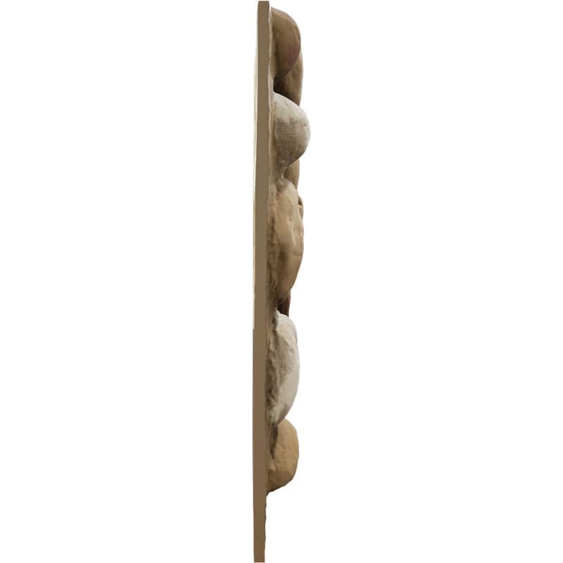 EverStone River Rock Faux Rock Panel, 49"W x 24 3/4"H x 3"D