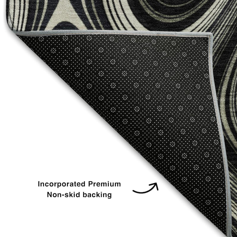 Premium Washable Super Soft Contemporary Alfa Mayfield Rug