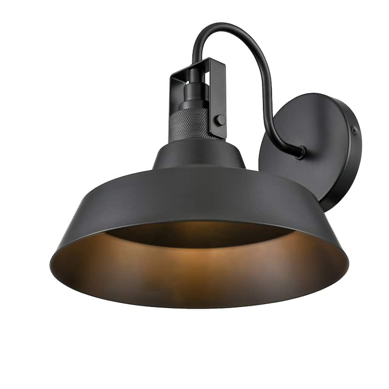 Millennium Lighting Axell 1 Light Outdoor Wall Sconce in Powder Coat Black