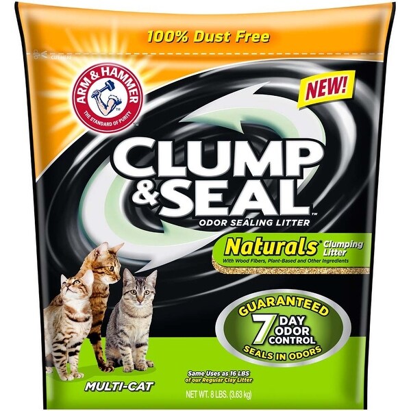 Arm & Hammer Clump & Seal Naturals 8lb (Case of 3) - Overstock - 20965789