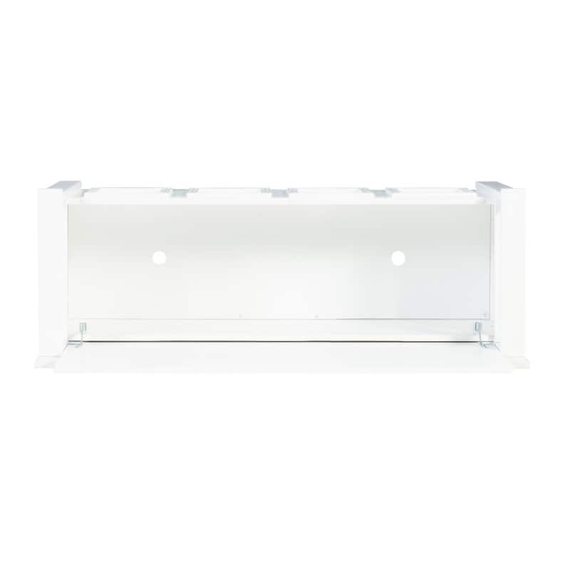 Talia Ivory Flip Top Storage Entryway Bench
