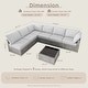 preview thumbnail 24 of 45, OVIOS 7-Piece Low Profile Deep Seat Wicker Outdoor Patio Furniture Set