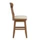 preview thumbnail 75 of 79, Eleanor Napoleon Back Wood Swivel Chair by iNSPIRE Q Classic
