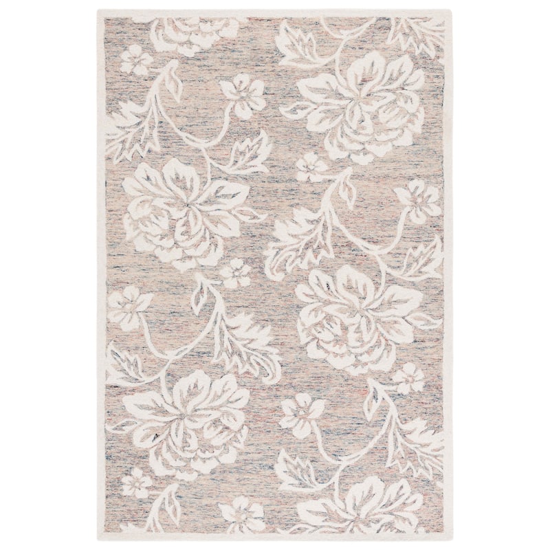 SAFAVIEH Handmade Jardin Saana Country Floral Wool Rug