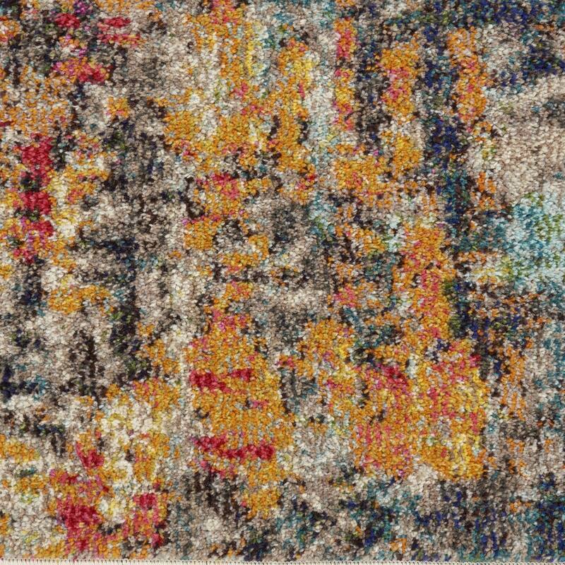 Abstract Modern Non Skid Stain Resistant Area Rug - 115' X '79' X '0.5