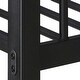 preview thumbnail 5 of 6, Metal Twin XL/Queen Bunk Bed with Full-Length Guardrail, Space-Saving Design