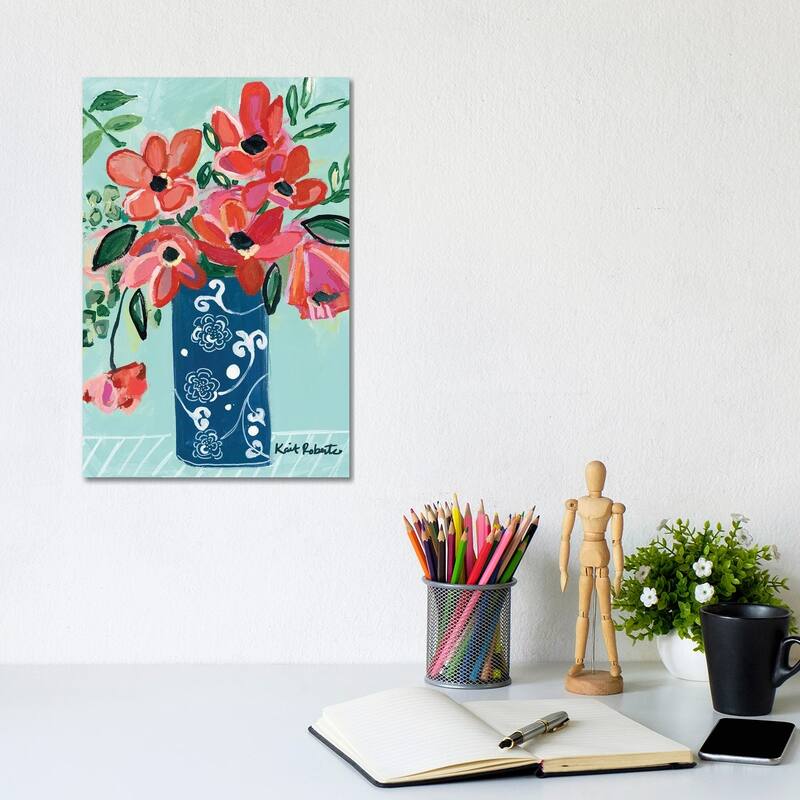 iCanvas "In a Blue Moon" by Kait Roberts Canvas Print - 12x8x0.75