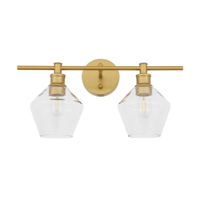 Gerald 2-Light Wall Sconce - 19.1/10.2 - 19.1/10.2