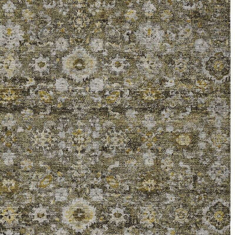 HomeRoots Oriental Traditional Rectangle Outdoor Rug