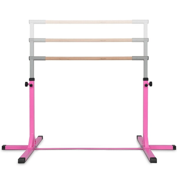 costway adjustable gymnastics horizontal bar