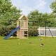 preview thumbnail 13 of 21, vidaXL Swing Set Outdoor Backyard Wooden Playground Equipment for Kids Age 3-8 206.7" x 78.3" x 98" Pine