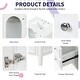 preview thumbnail 4 of 8, 30" Bathroom Vanity with Sink, Bathroom Vanity Cabinet with Three Drawers and Door, Solid Wood and MDF